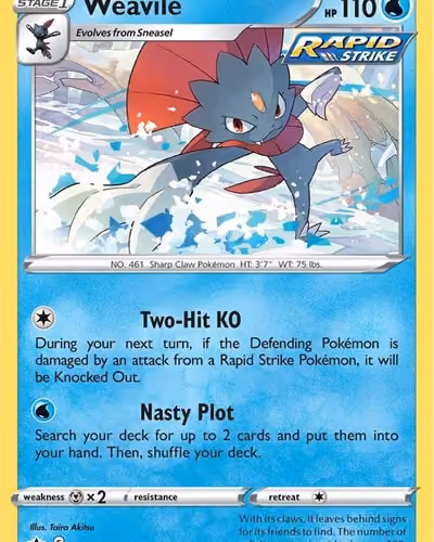 Weavile Holo - Chilling Reign