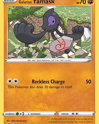 Galarian Yamask - Rebel Clash