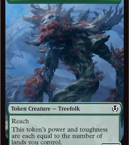 Treefolk // Wrenn and Seven Double-Sided Token - Innistrad Remastered