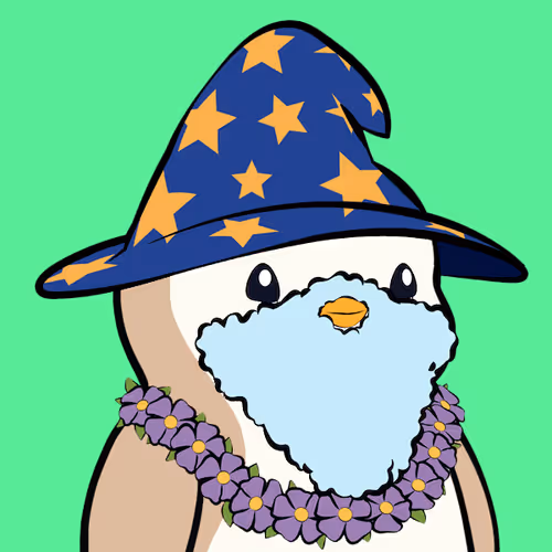 Abstract Pudgy Penguins #366