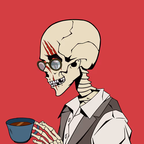 Skeleton Mafioso #477
