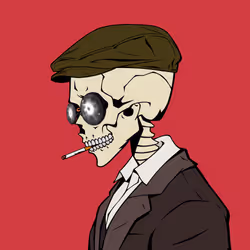 Skeleton Mafioso #716