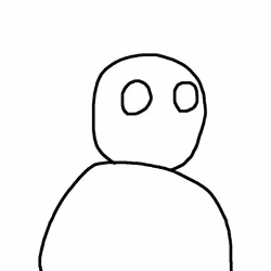 Abstract Painted Guy