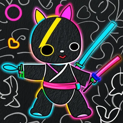 Glitch Anime Art 
