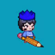 607