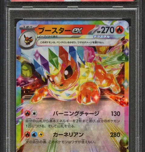 2024 Flareon Ex #022 Pokemon Japanese Sv8a-Terastal Fest Ex [PSA NM-MT 8]