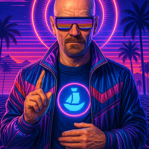 Retrowave Saint Walter