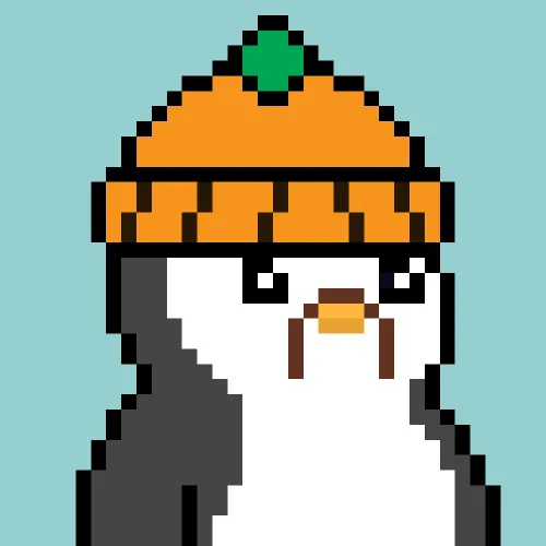 Penguins on Abstract #5614