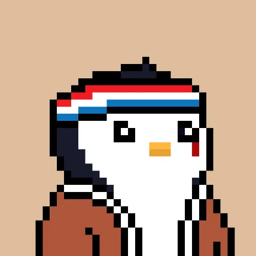 Penguins on Abstract #2819