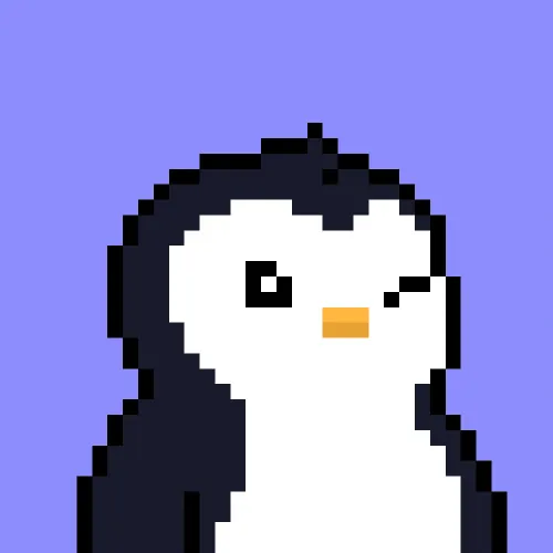 Penguins on Abstract #3971