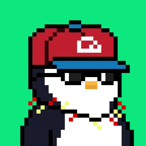 Penguins on Abstract #4921