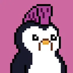 Penguins on Abstract #7474