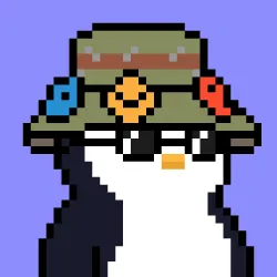 Penguins on Abstract #8472