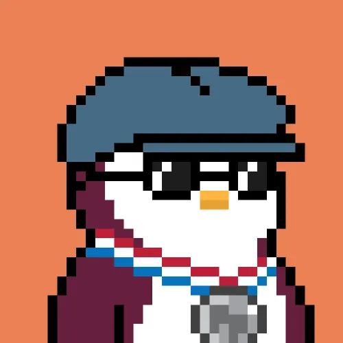 Penguins on Abstract #3687