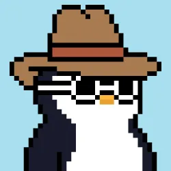 Penguins on Abstract #8764