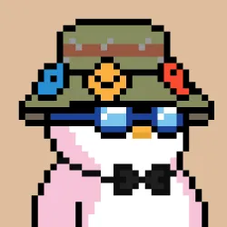 Penguins on Abstract #7408
