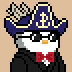 Penguins on Abstract #5865