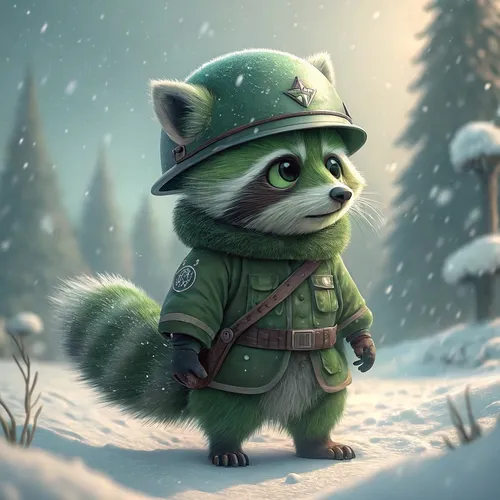 Raccoon Army 🦝 #1074