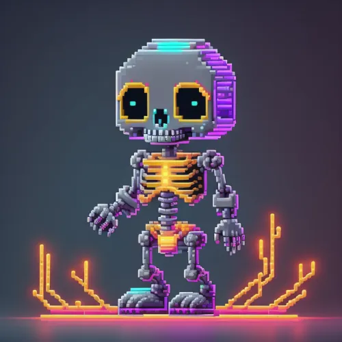 Abstract Skeleton Collection  #560