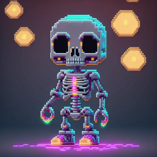 Abstract Skeleton Collection  #486