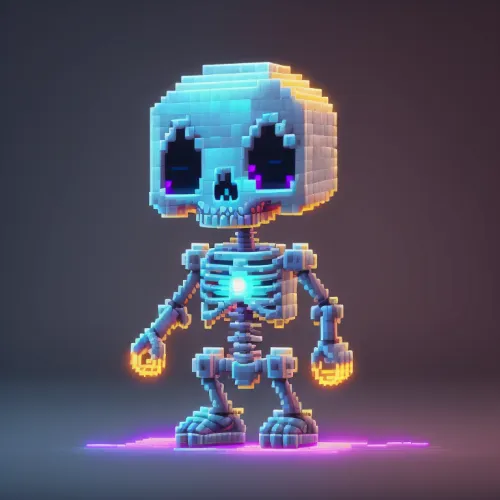 Abstract Skeleton Collection  #513