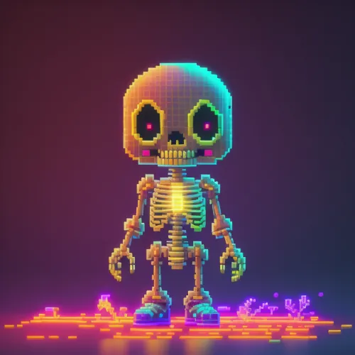 Abstract Skeleton Collection  #764
