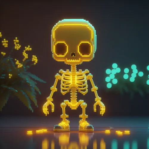 Abstract Skeleton Collection  #501