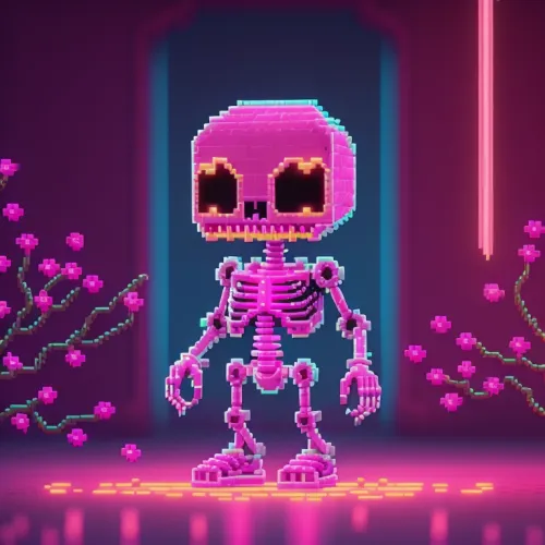 Abstract Skeleton Collection  #307