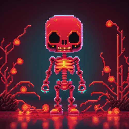 Abstract Skeleton Collection  #770