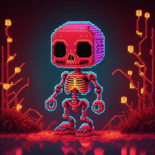 Abstract Skeleton Collection  #730