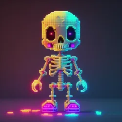 Abstract Skeleton Collection  #317