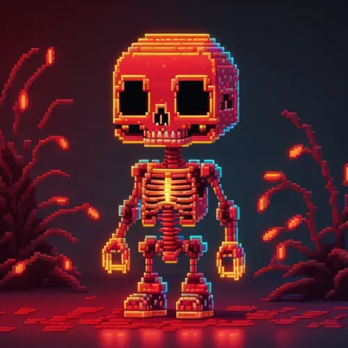 Abstract Skeleton Collection  #627
