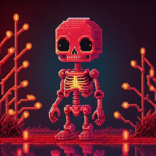 Abstract Skeleton Collection  #468