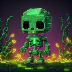 Abstract Skeleton Collection  #412