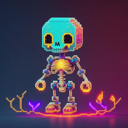 Abstract Skeleton Collection  #776