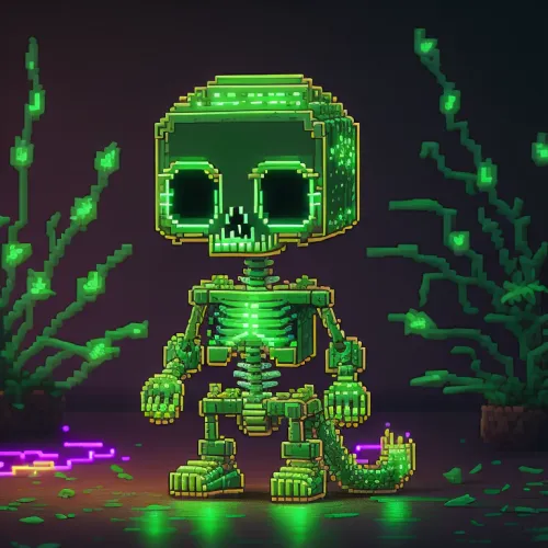 Abstract Skeleton Collection  #61
