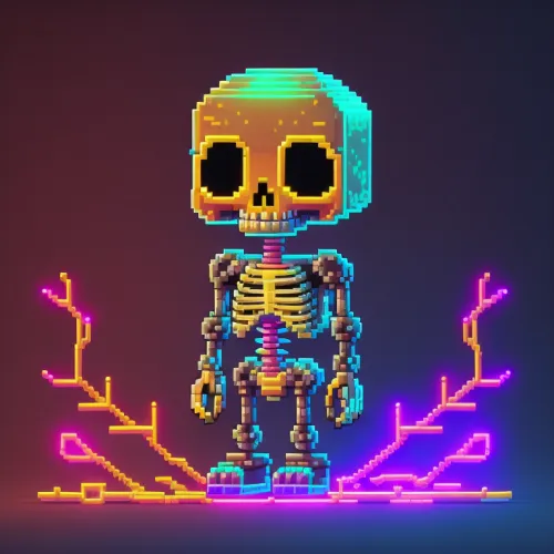 Abstract Skeleton Collection  #223