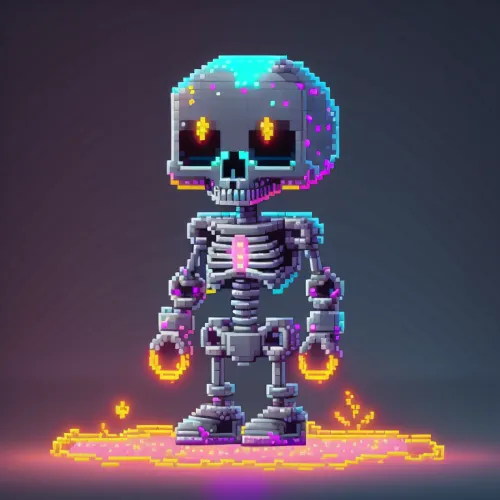 Abstract Skeleton Collection  #402