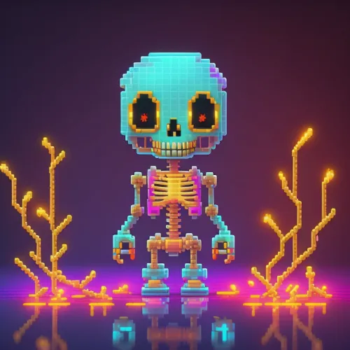 Abstract Skeleton Collection  #228