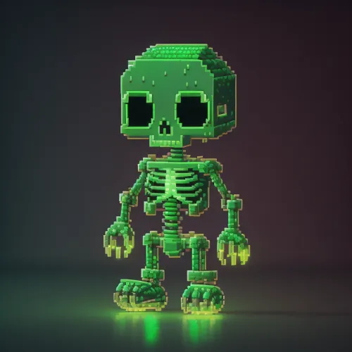 Abstract Skeleton Collection  #198