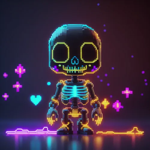 Abstract Skeleton Collection  #759