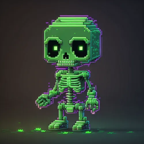 Abstract Skeleton Collection  #311