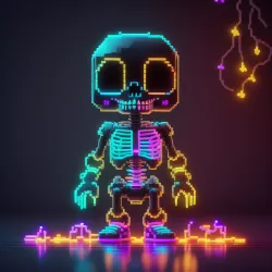 Abstract Skeleton Collection  #185