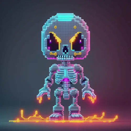 Abstract Skeleton Collection  #335
