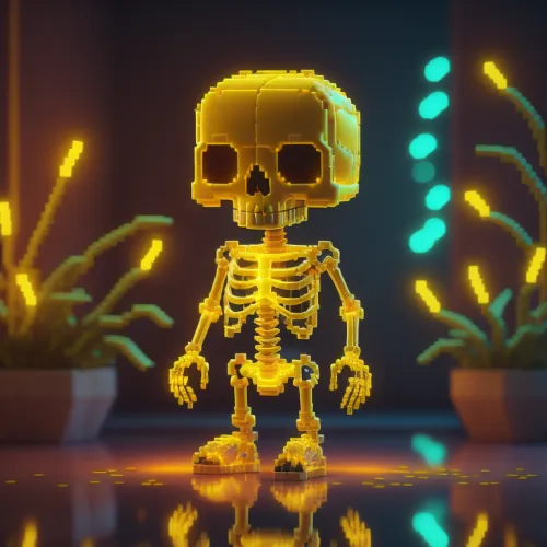 Abstract Skeleton Collection  #149