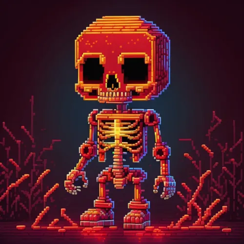 Abstract Skeleton Collection  #726