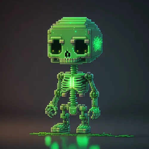 Abstract Skeleton Collection  #573