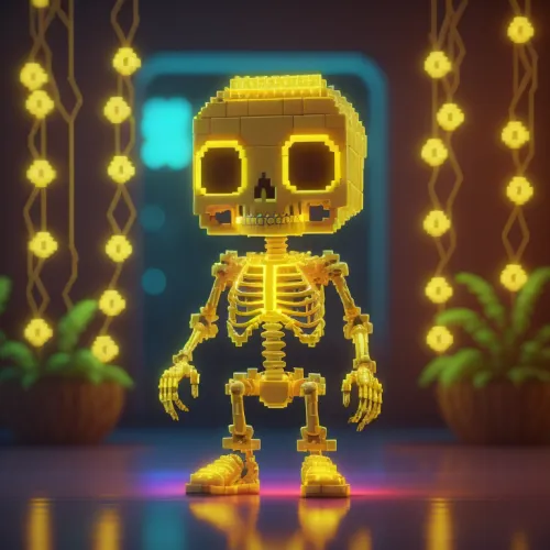 Abstract Skeleton Collection  #172
