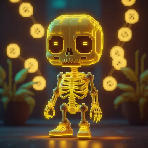 Abstract Skeleton Collection  #771