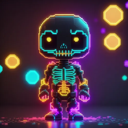 Abstract Skeleton Collection  #394